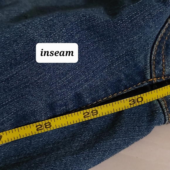 Boston Proper Plus Size 14 Glitter Pull-on Blue Denim Jean Jegging Pants - Picture 11 of 12